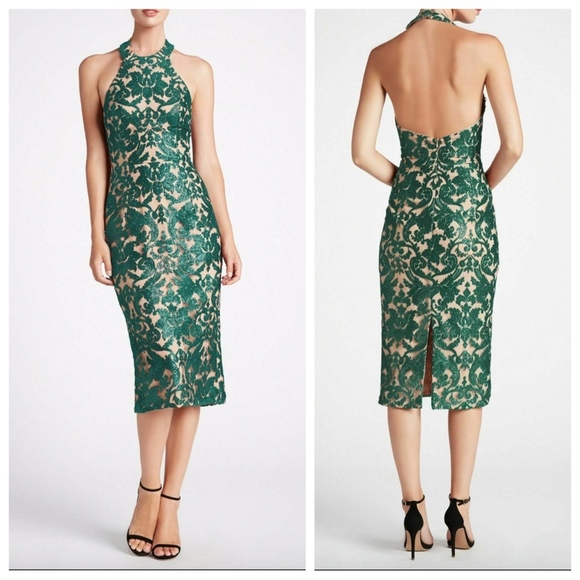 Dress the Population Dresses & Skirts - NEW Dress the Population Cassie Halter Midi Dress